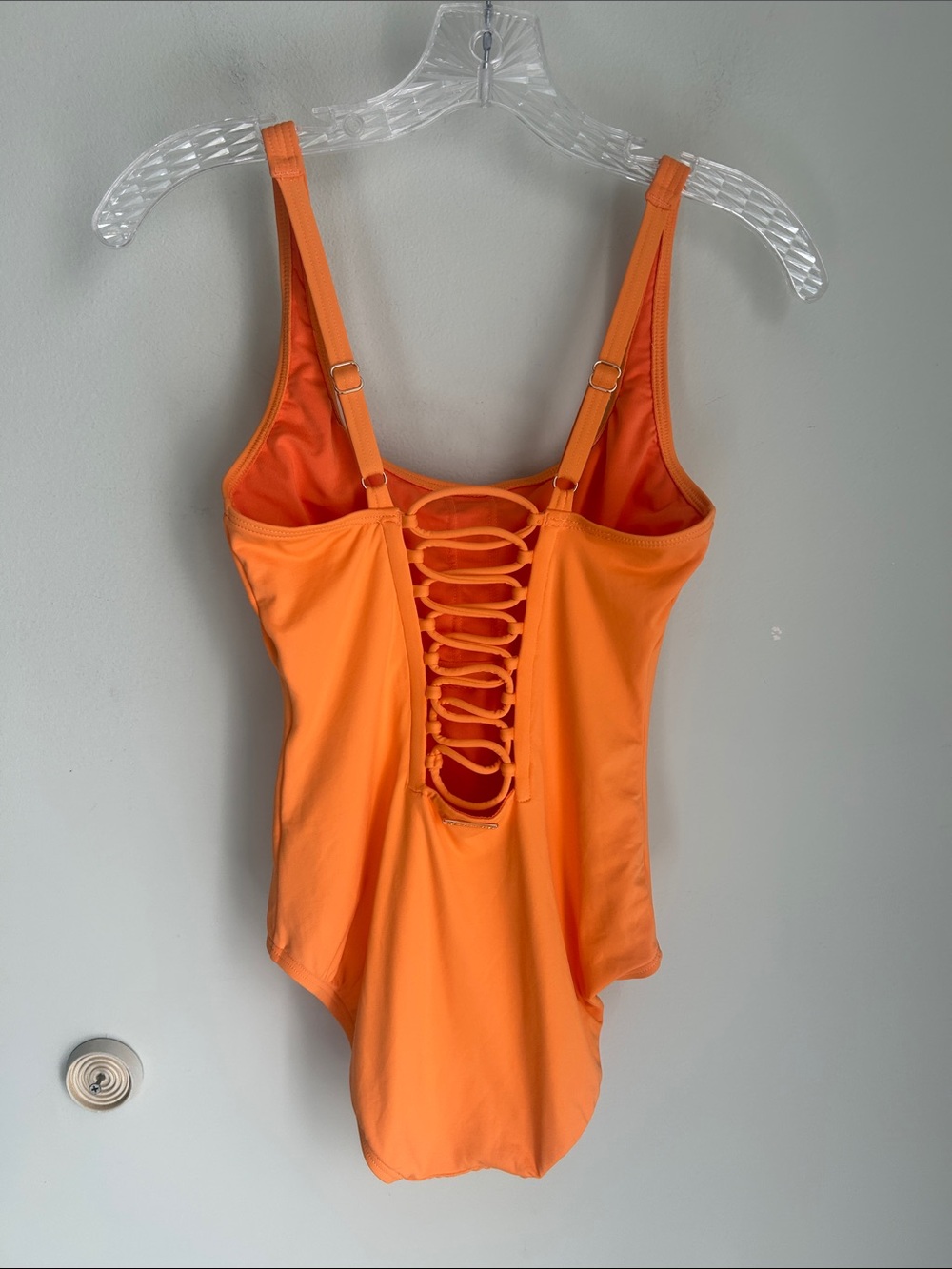MICHAEL Michael Kors Bright Orange One-Piece Swimsuit